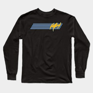 Quick Change Bruce- Blue + Grey 03 Long Sleeve T-Shirt